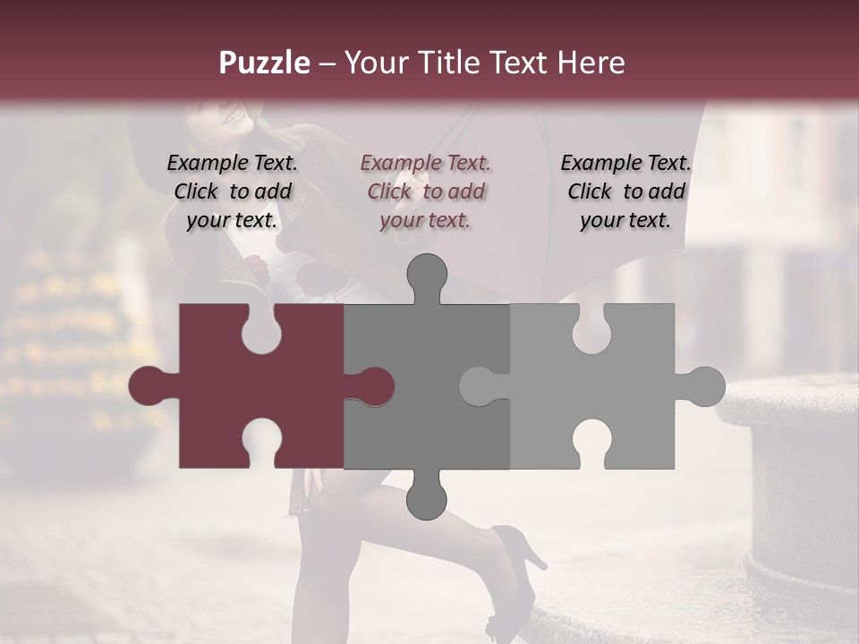 Lovely Fog Lady PowerPoint Template