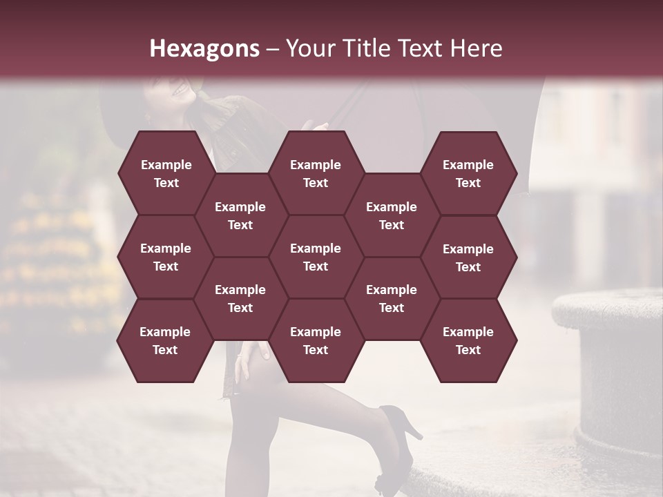 Lovely Fog Lady PowerPoint Template