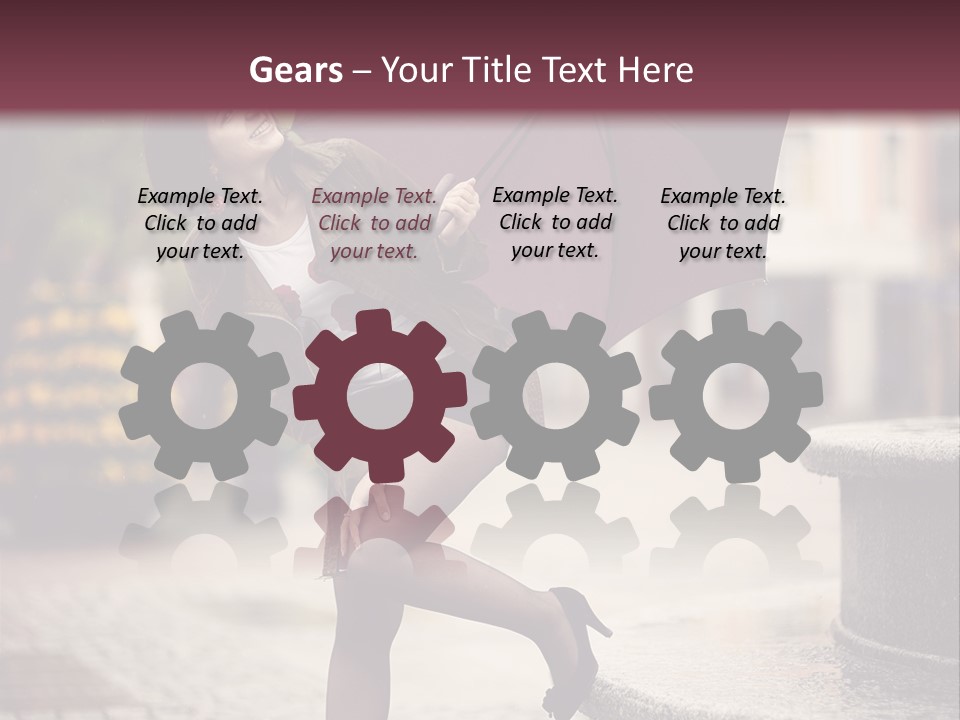 Lovely Fog Lady PowerPoint Template