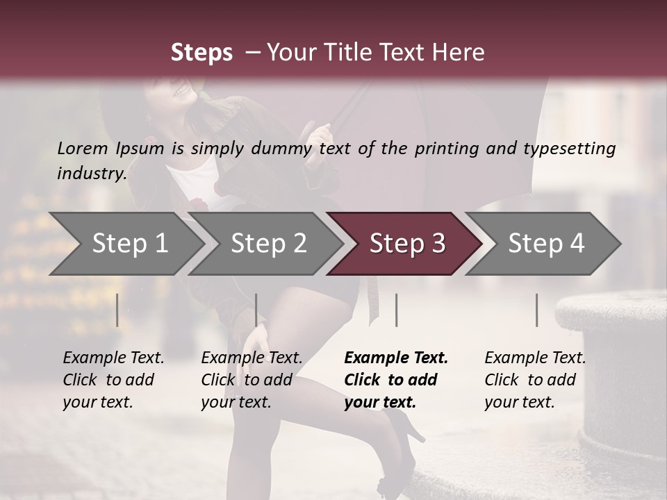 Lovely Fog Lady PowerPoint Template