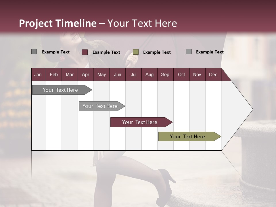 Lovely Fog Lady PowerPoint Template