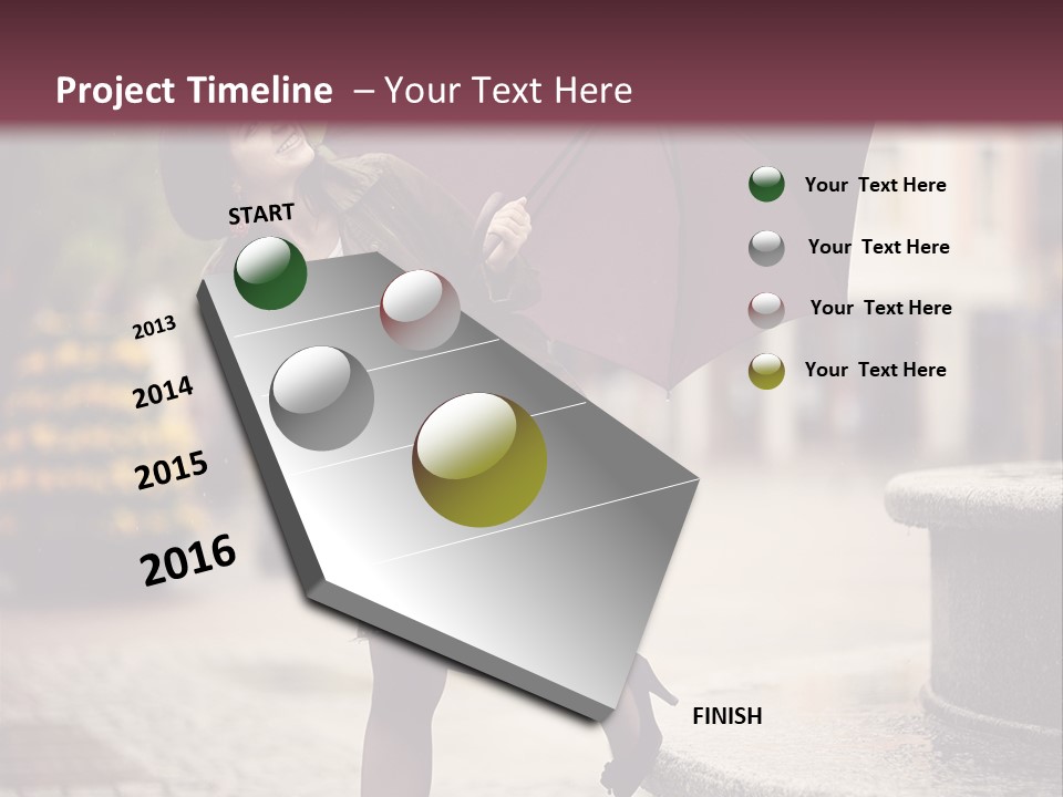 Lovely Fog Lady PowerPoint Template