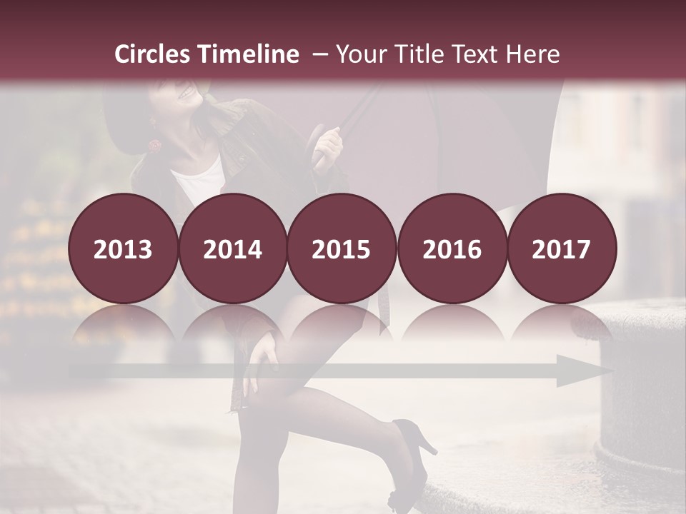 Lovely Fog Lady PowerPoint Template