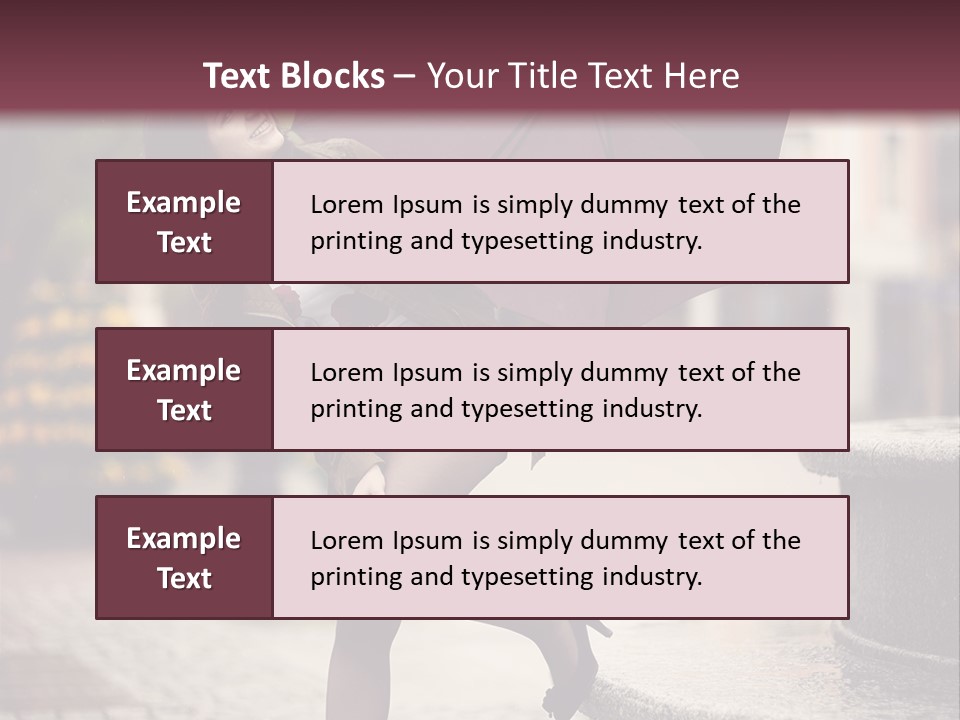 Lovely Fog Lady PowerPoint Template