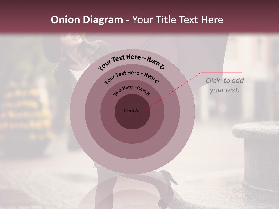 Lovely Fog Lady PowerPoint Template