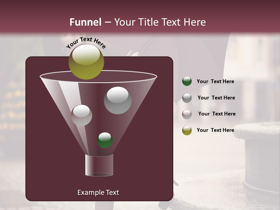 Lovely Fog Lady PowerPoint Template