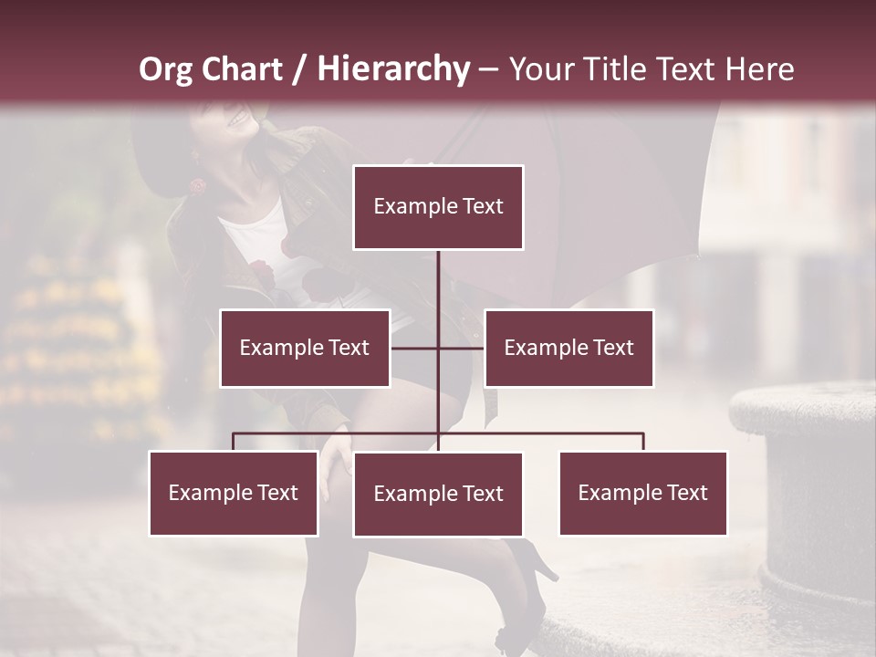 Lovely Fog Lady PowerPoint Template