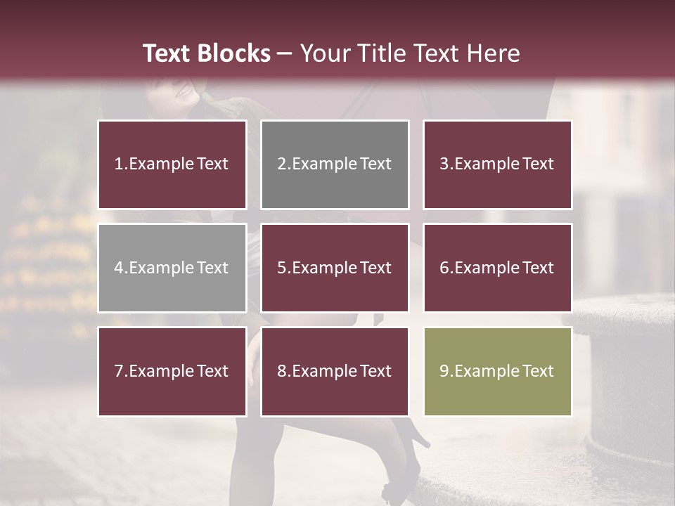 Lovely Fog Lady PowerPoint Template