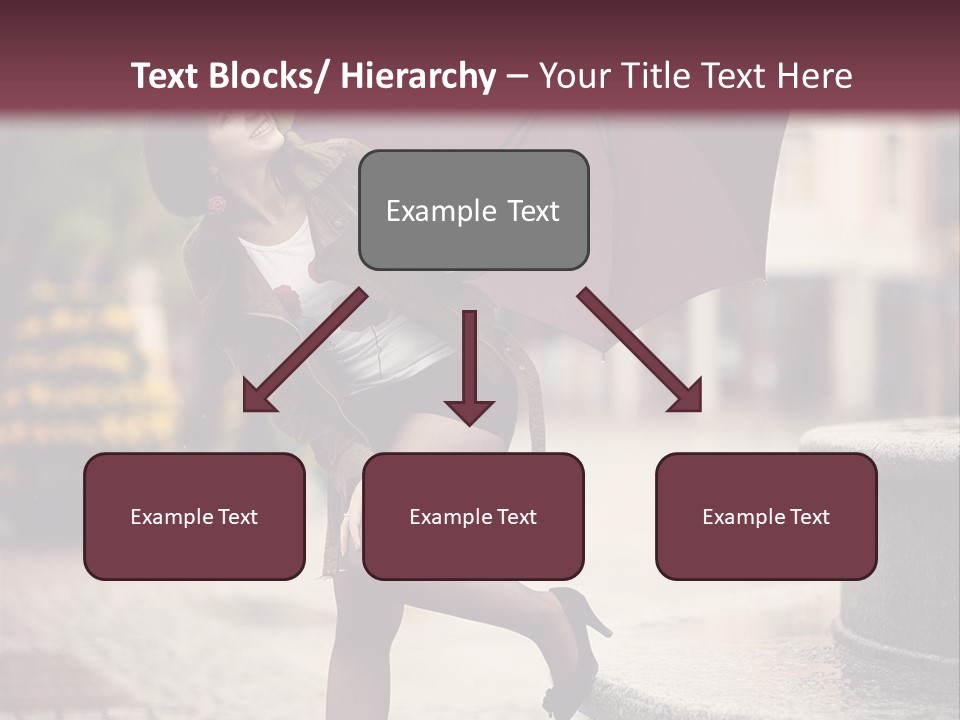 Lovely Fog Lady PowerPoint Template