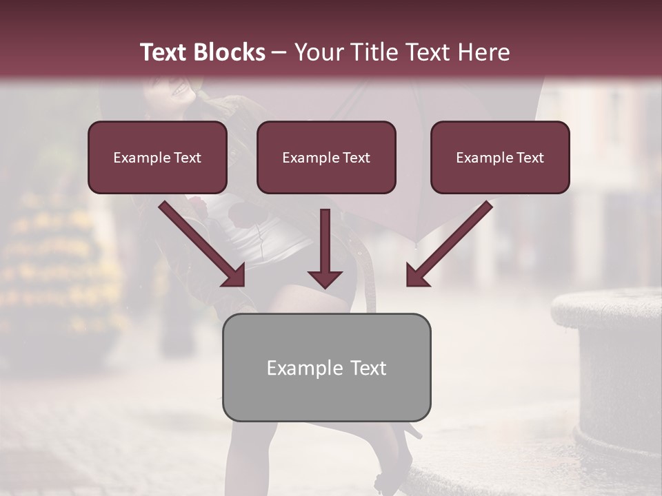 Lovely Fog Lady PowerPoint Template