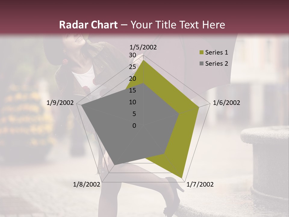 Lovely Fog Lady PowerPoint Template