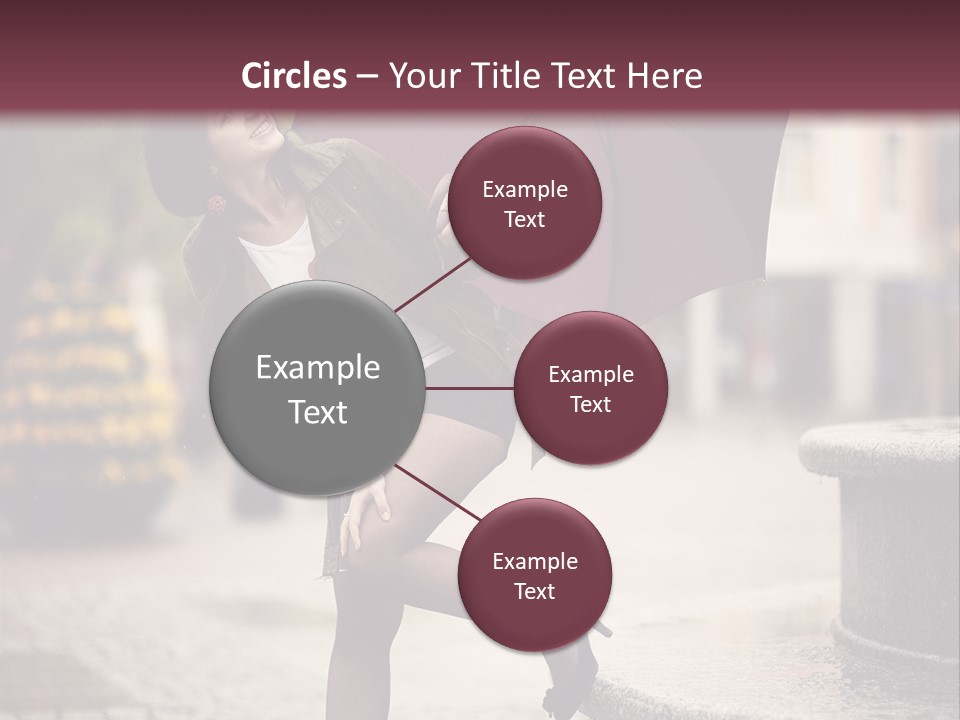 Lovely Fog Lady PowerPoint Template