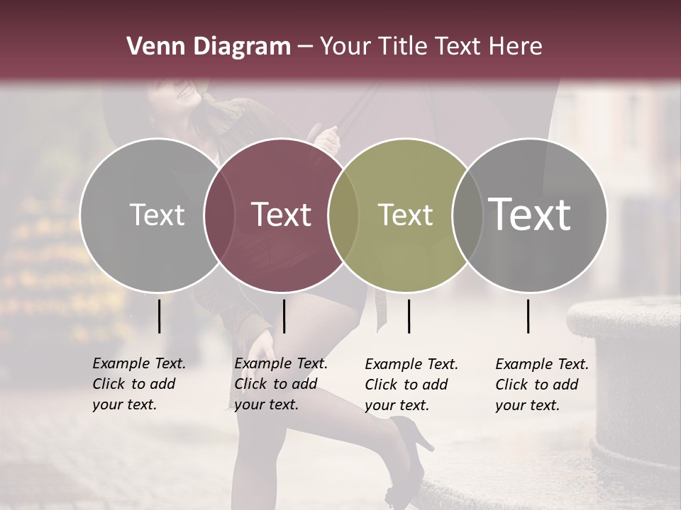 Lovely Fog Lady PowerPoint Template