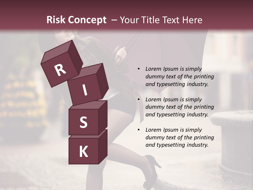 Lovely Fog Lady PowerPoint Template