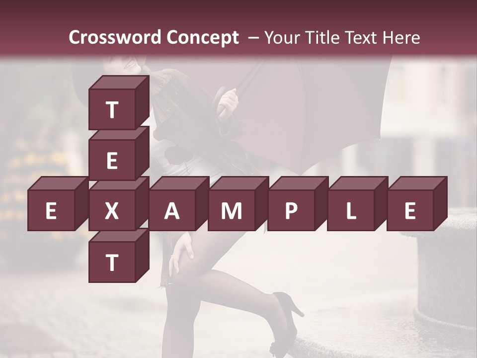 Lovely Fog Lady PowerPoint Template