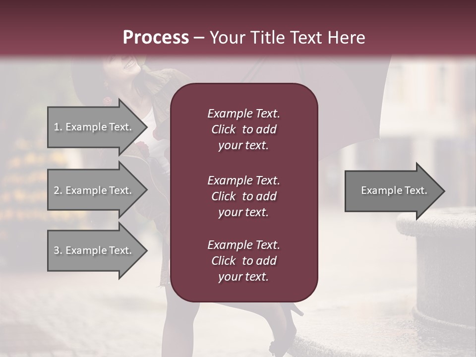 Lovely Fog Lady PowerPoint Template