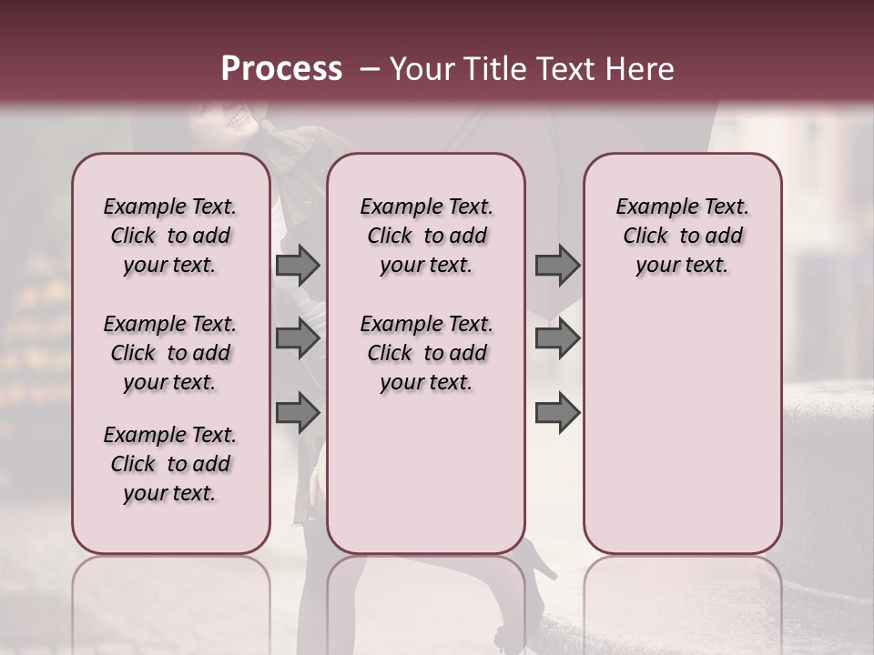 Lovely Fog Lady PowerPoint Template
