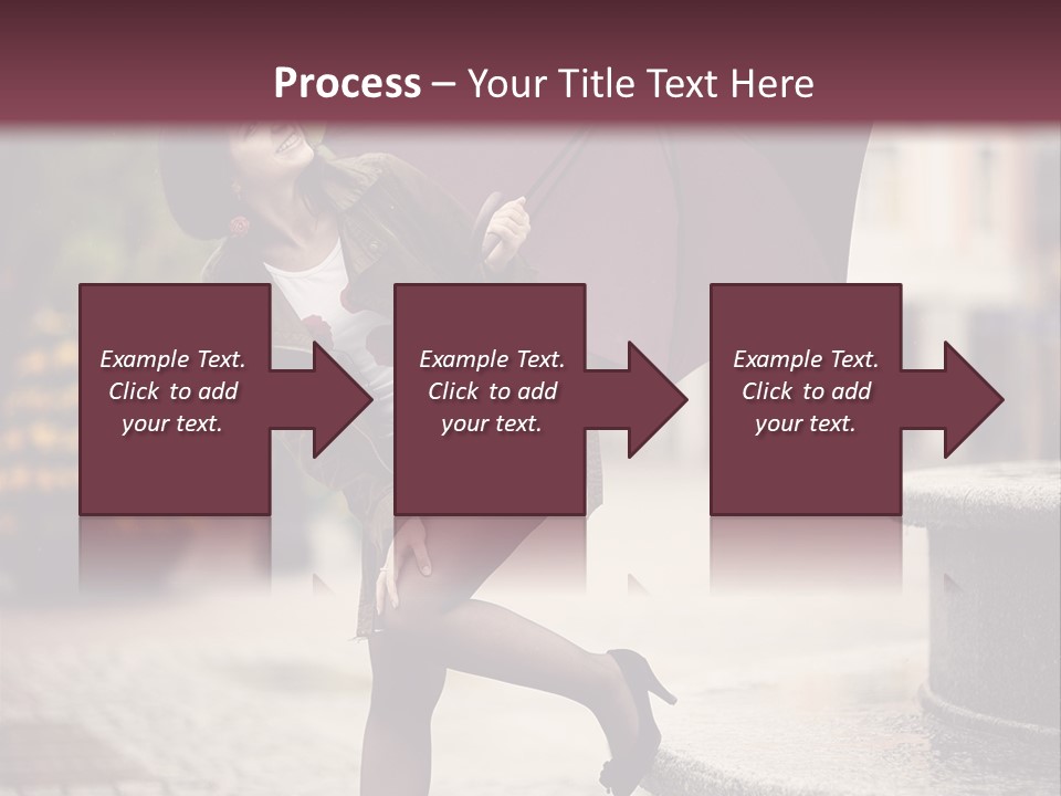 Lovely Fog Lady PowerPoint Template