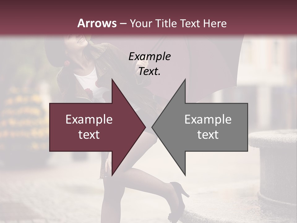 Lovely Fog Lady PowerPoint Template