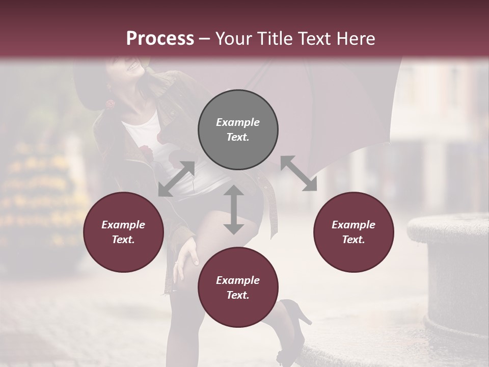 Lovely Fog Lady PowerPoint Template