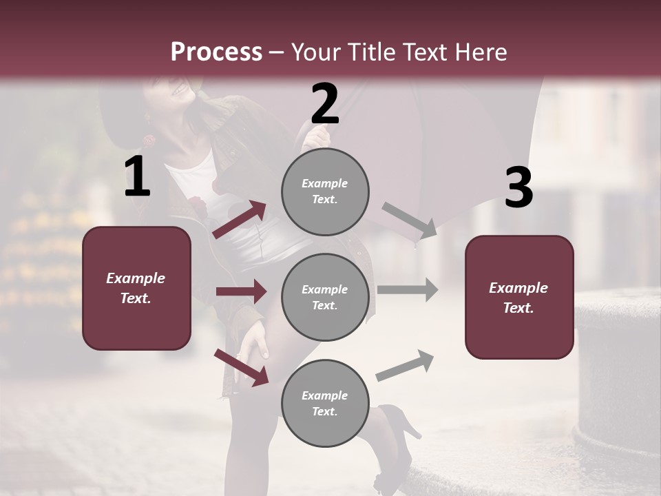 Lovely Fog Lady PowerPoint Template