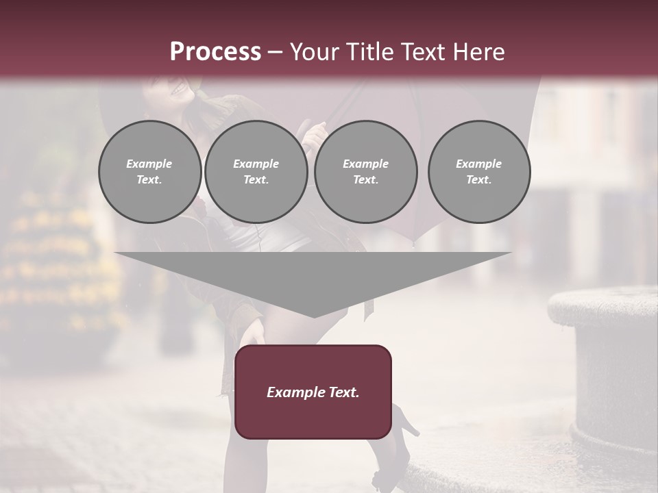 Lovely Fog Lady PowerPoint Template