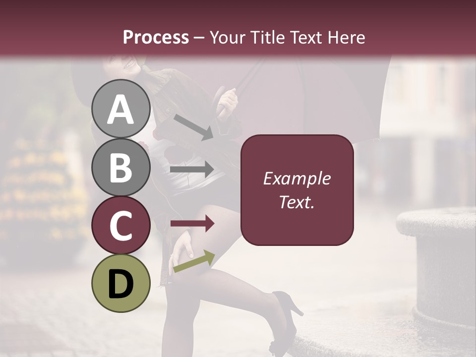 Lovely Fog Lady PowerPoint Template