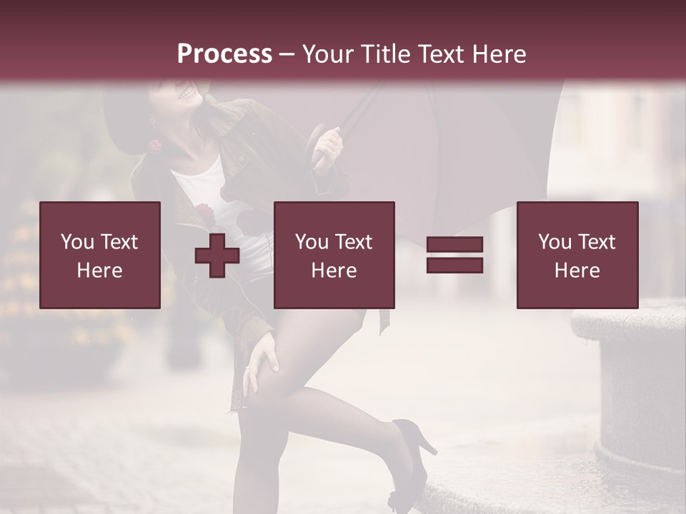 Lovely Fog Lady PowerPoint Template