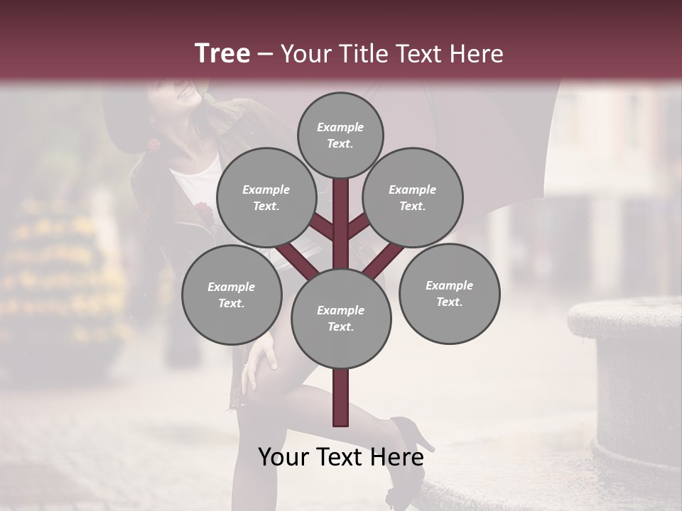 Lovely Fog Lady PowerPoint Template