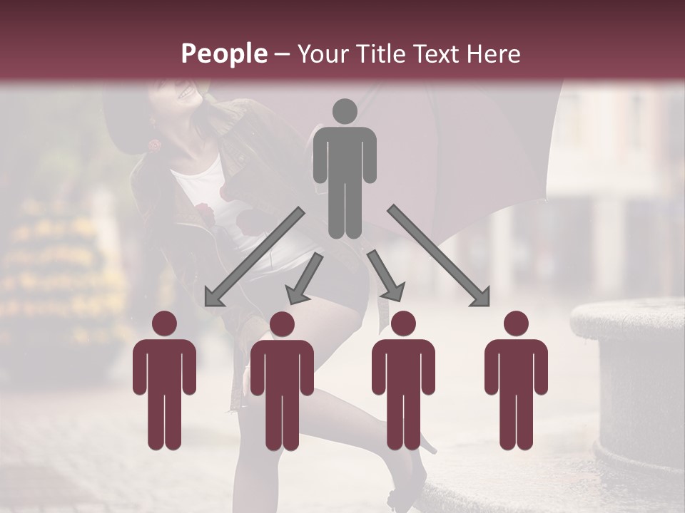 Lovely Fog Lady PowerPoint Template