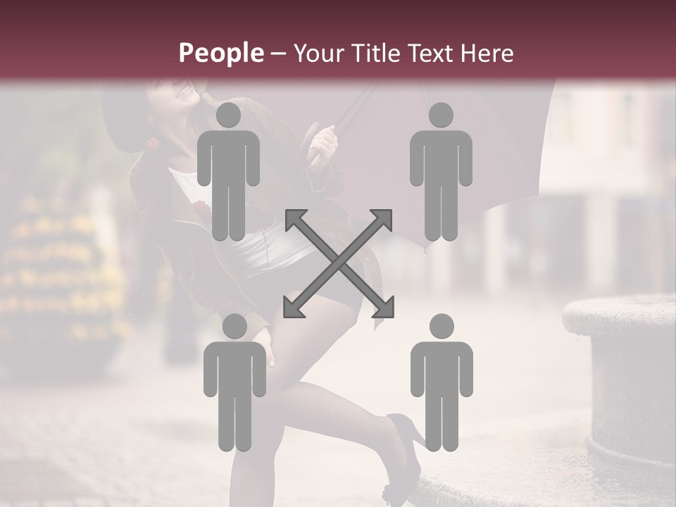 Lovely Fog Lady PowerPoint Template