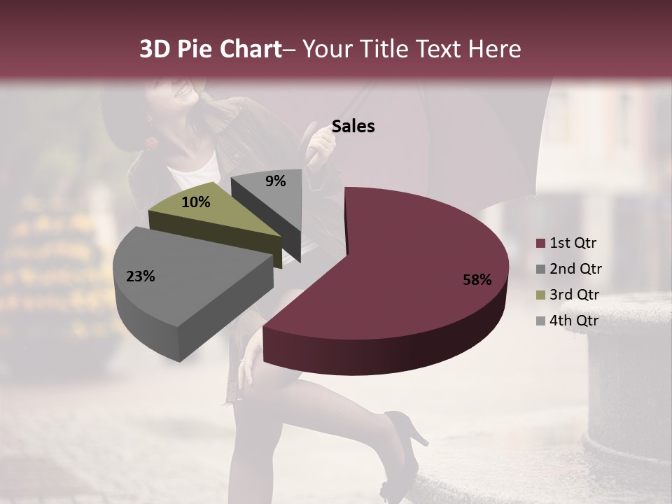 Lovely Fog Lady PowerPoint Template