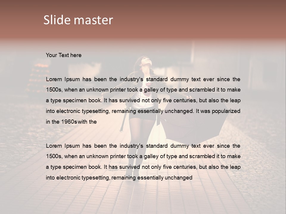 Teenager Market Lifestyle PowerPoint Template