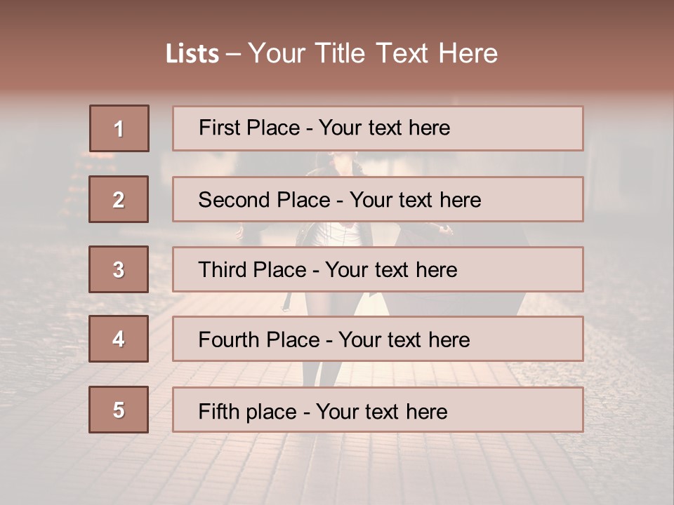 Teenager Market Lifestyle PowerPoint Template