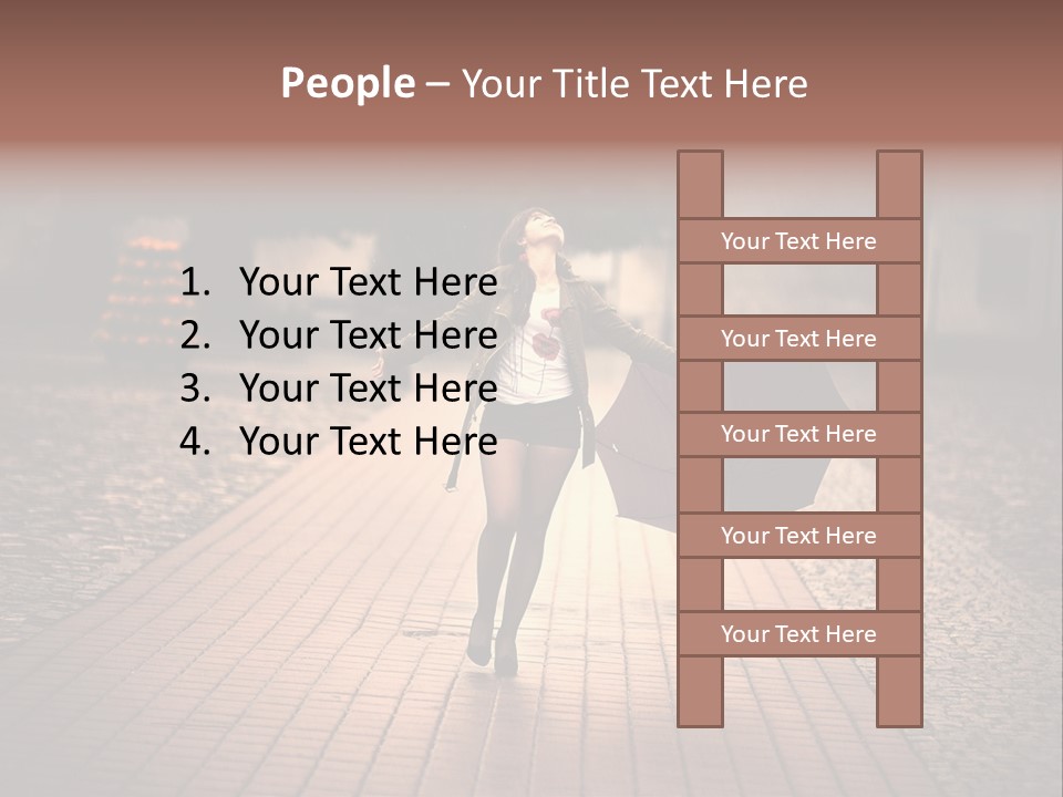 Teenager Market Lifestyle PowerPoint Template