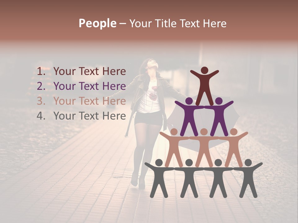 Teenager Market Lifestyle PowerPoint Template