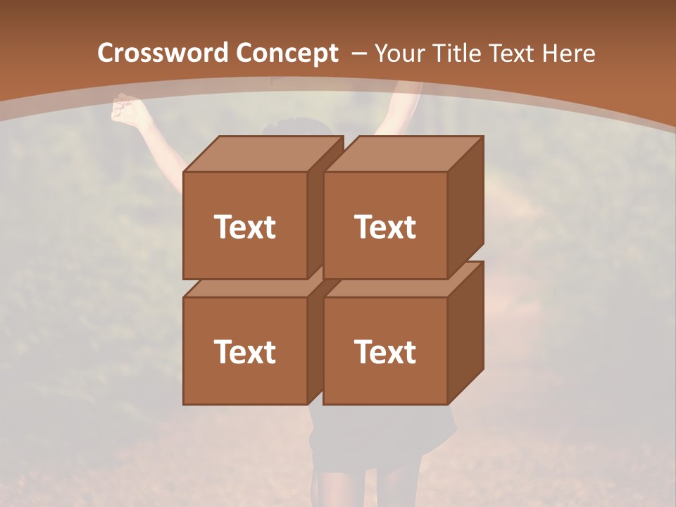 Female Glamour Brunette PowerPoint Template