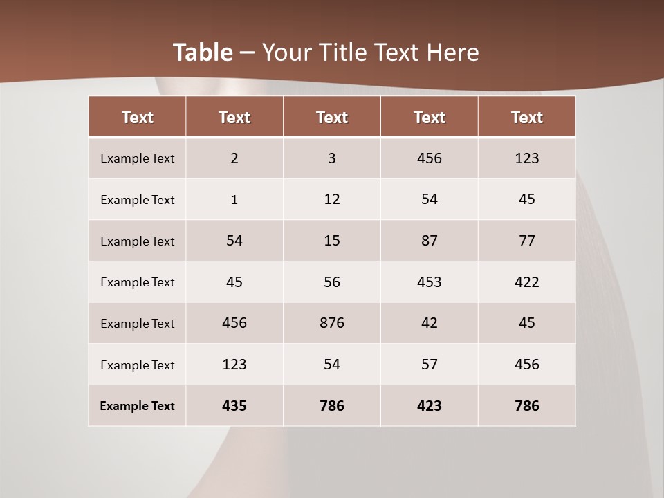 Face Fashion Brunette PowerPoint Template