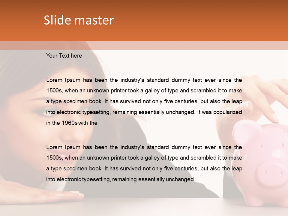 Formal Modern Coin PowerPoint Template