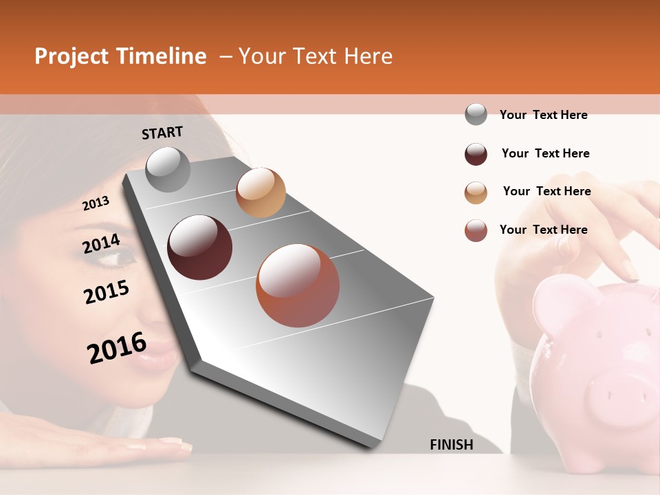 Formal Modern Coin PowerPoint Template