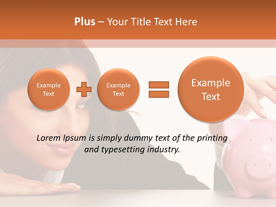 Formal Modern Coin PowerPoint Template