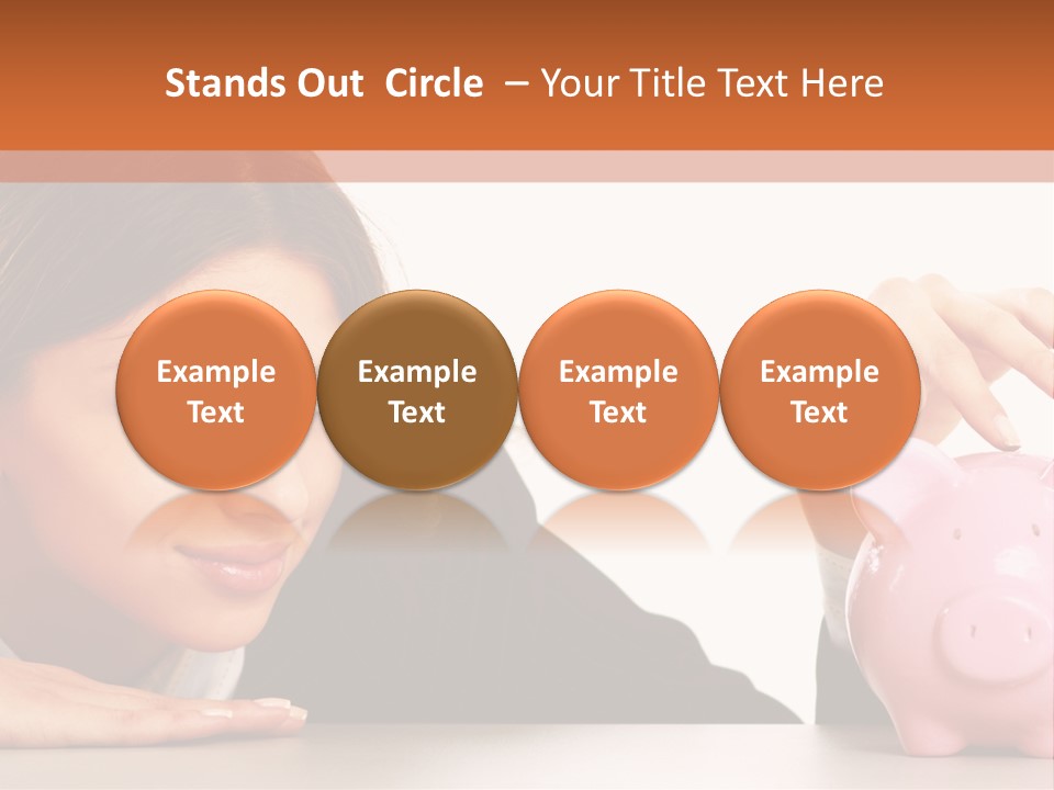 Formal Modern Coin PowerPoint Template