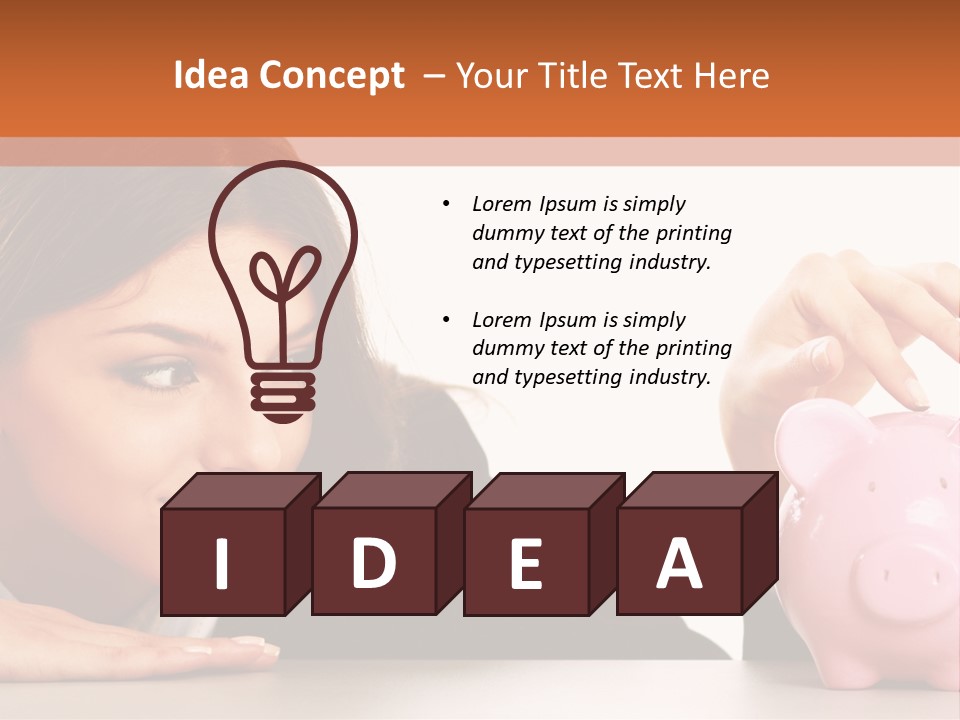 Formal Modern Coin PowerPoint Template