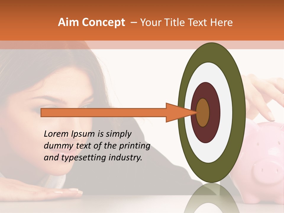 Formal Modern Coin PowerPoint Template