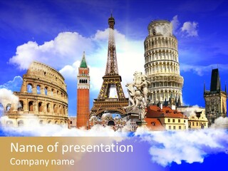 City Retro Collage PowerPoint Template
