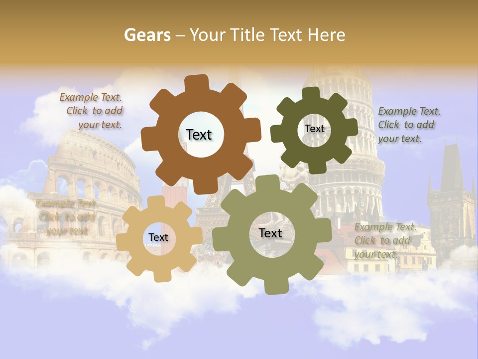 City Retro Collage PowerPoint Template