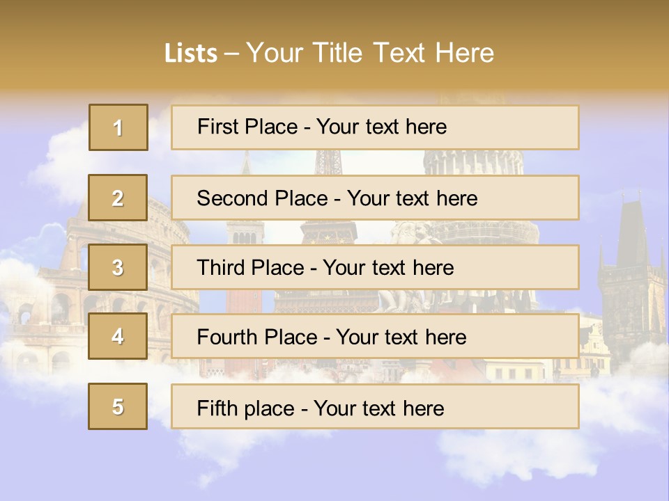 City Retro Collage PowerPoint Template