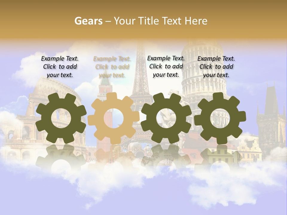 City Retro Collage PowerPoint Template