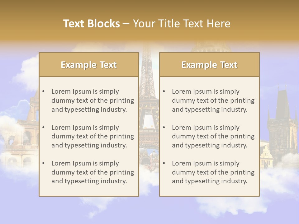 City Retro Collage PowerPoint Template