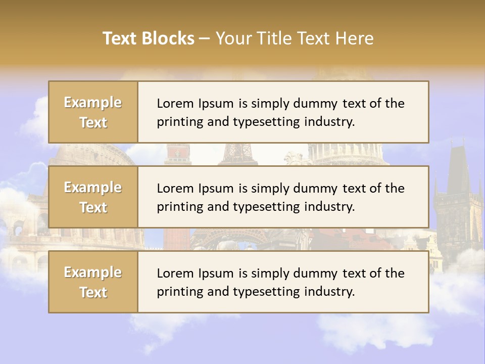 City Retro Collage PowerPoint Template